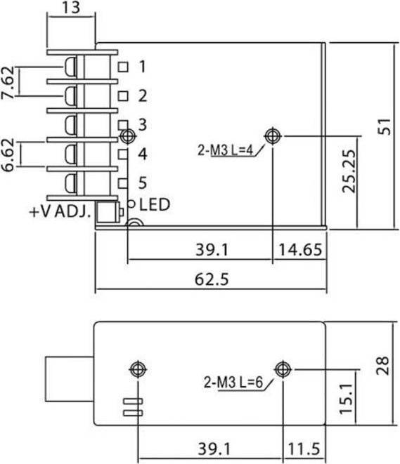 Actual product image MeanWell RS-15-12 85