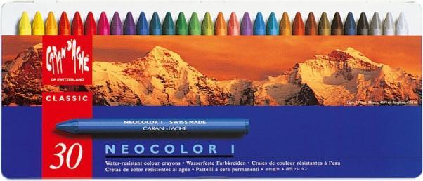 Actual product image Caran d'Ache Wax Crayon Neocolor I Set of 30 (30 x)