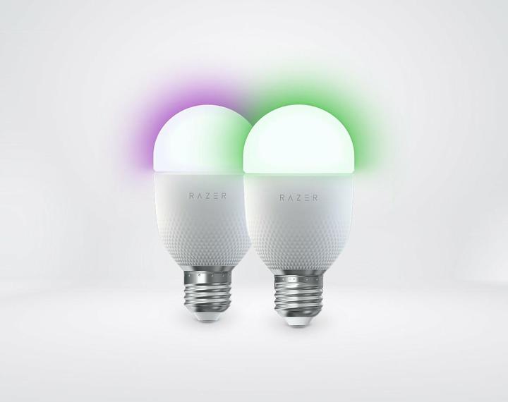 Produktbild Razer Aether Smart-Glühbirne (E27) - RGB-LED-Glühbirne für Smart Homes (E27, E26, 9 W, 800 lm, 1 x, F)