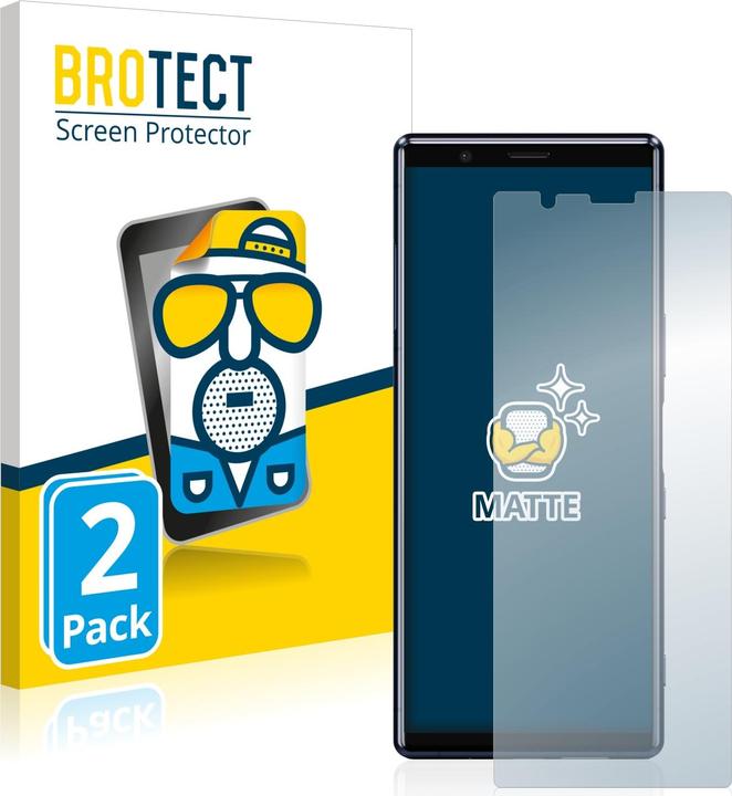Actual product image BROTECT Anti-glare screen protector matt (2 Piece, Sony Xperia 5)