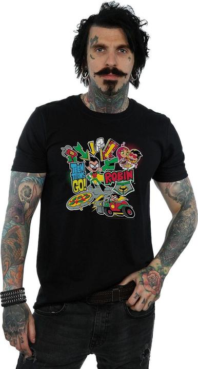 Produktbild Teen Titans Go Robin Montage TShirt (XL)
