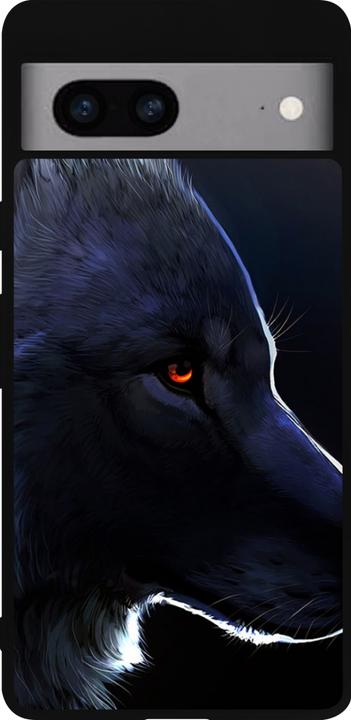 Immagine prodotto PhoneLook Coque Silicone rigide noir Wolf Shape (Google Pixel 7a)