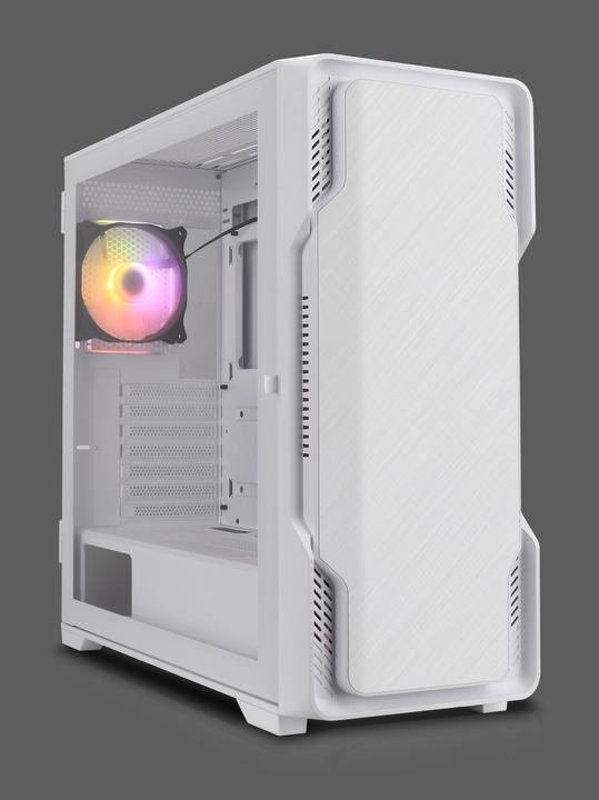 Actual product image Nanoxia Go MIDI DS-9G-W ARGB White - USB-C - TG (mATX, ITX, ATX, E-ATX)