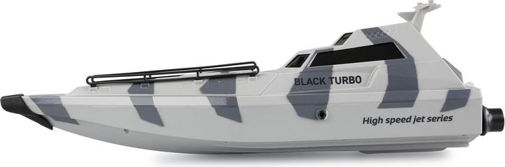 Actual product image Amewi Boat Black Turbo military boat white, 420 mm, RTR