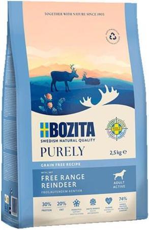 Actual product image Bozita Purely Adult Reindeer wheat-free dry food for dogs 11 kg (Adult, 1 pcs., 11000 g)