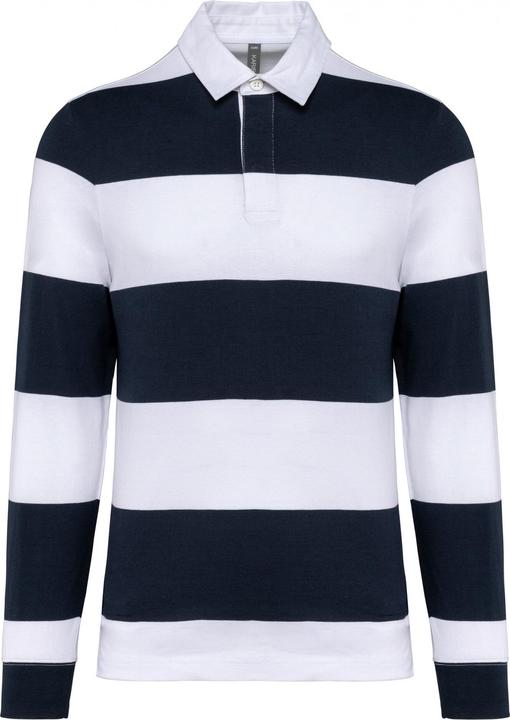 Produktbild Kariban Gestreiftes Poloshirt langarm (XS)