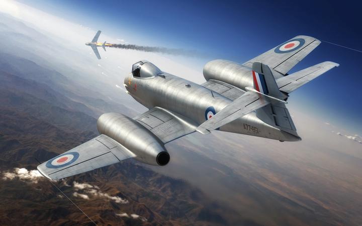Actual product image Airfix Gloster Meteor F.8 Korea