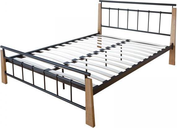 Actual product image Homestyle4u Metal bed Double bed (160 x 200 cm)