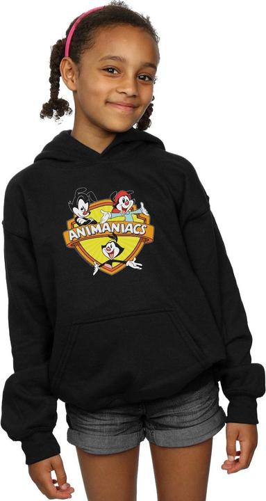 Produktbild Universal Textiles Logo Crest Kapuzenpullover Mädchen (128)