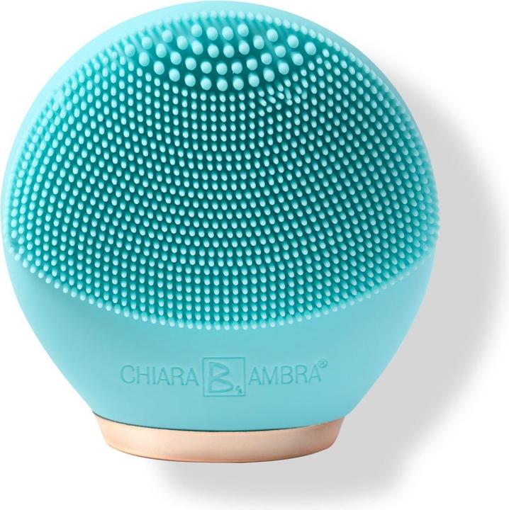 Actual product image Chiara Ambra Electric Silicone Facial Cleansing Brush, turquoise (Cleansing lotion)