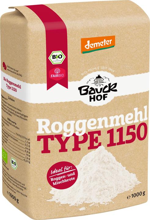 Bauckhof Farine de seigle (1000 g)