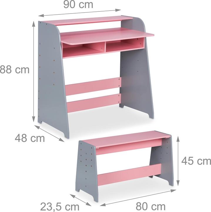 Immagine prodotto Relaxdays Tavolo per bambini da 2 pezzi (Tavolo per bambini)
