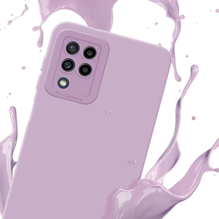 Productafbeelding Cadorabo Hoesje voor Samsung Galaxy M22 / M32 4G in TPU Fluid LM162 Style (Samsung Galaxy M22, Samsung Galaxy A32)