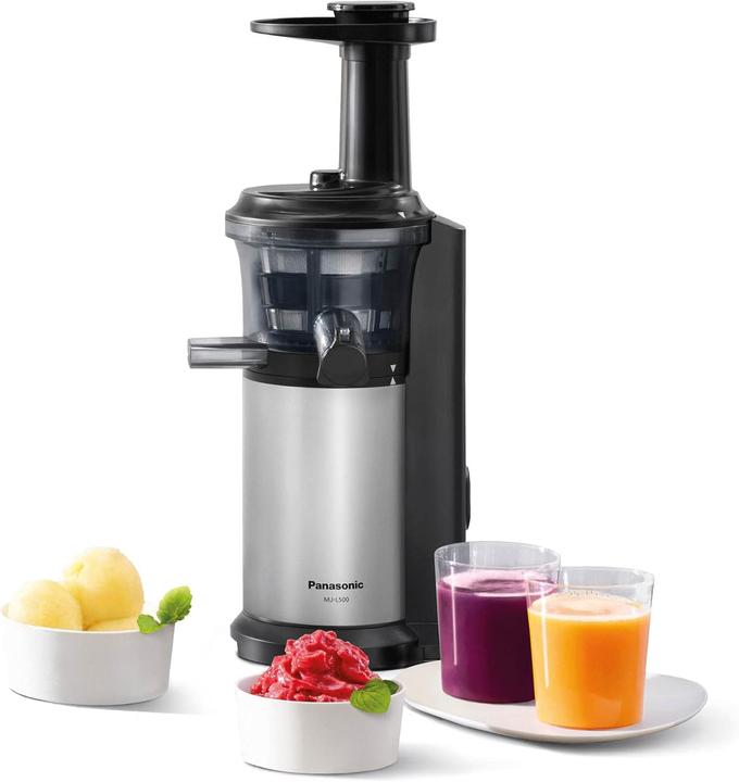 Produktbild Panasonic MJ-L500S Slow Juicer mit 2 Einsätzen