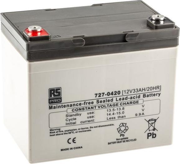 Produktbild Rs Pro Blei-Säure Akku AGM 12V 33Ah (12 V, 33000 mAh)