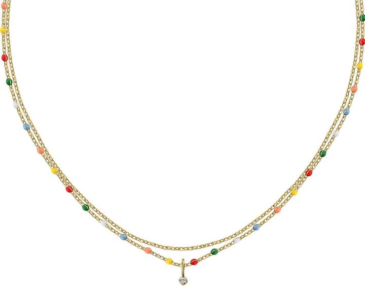 Esprit RAINBOW Halskette (Edelstahl, Emaille, 45 cm)