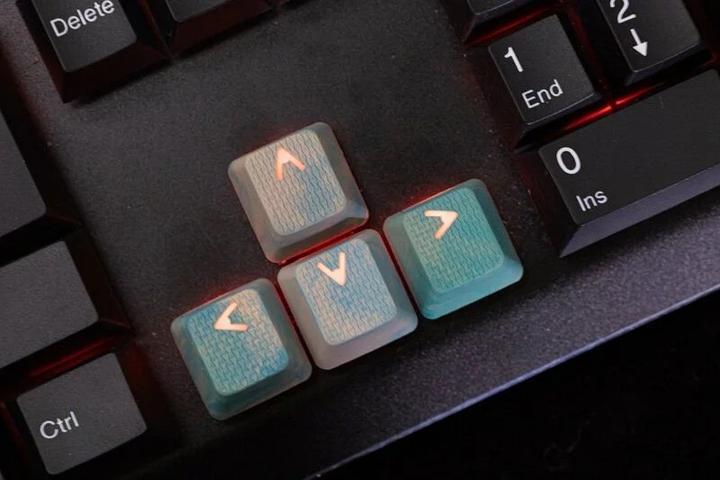 Actual product image Tai-Hao 23-Key Rubber Camo Keycap Set