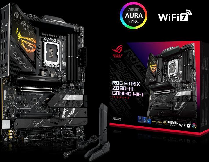 Produktbild ASUS ROG STRIX Z890-H GAMING WIFI (LGA 1851, Intel Z890, ATX)