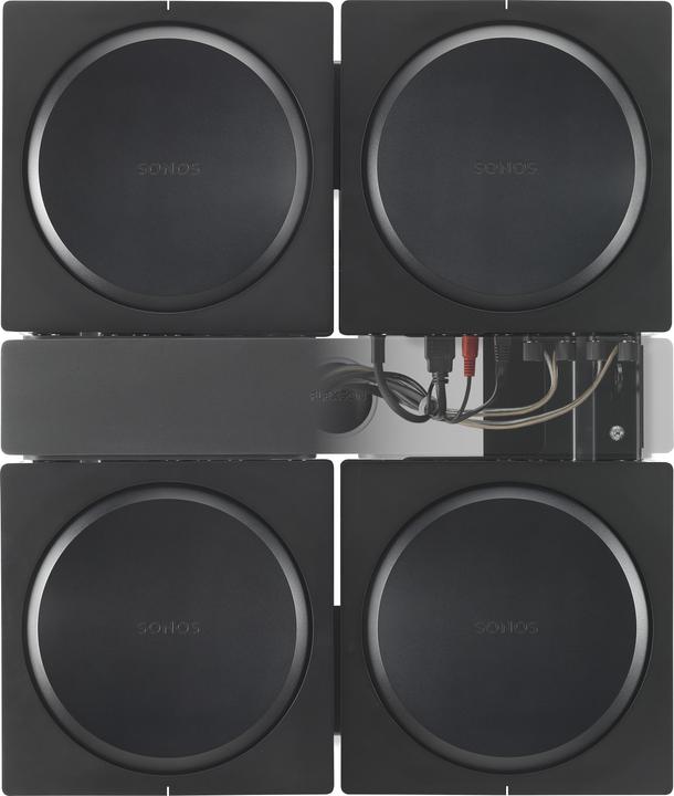 Image du produit Flexson Support mural pour 4x Sonos Connect:AMP (1 pièce, Installation murale)