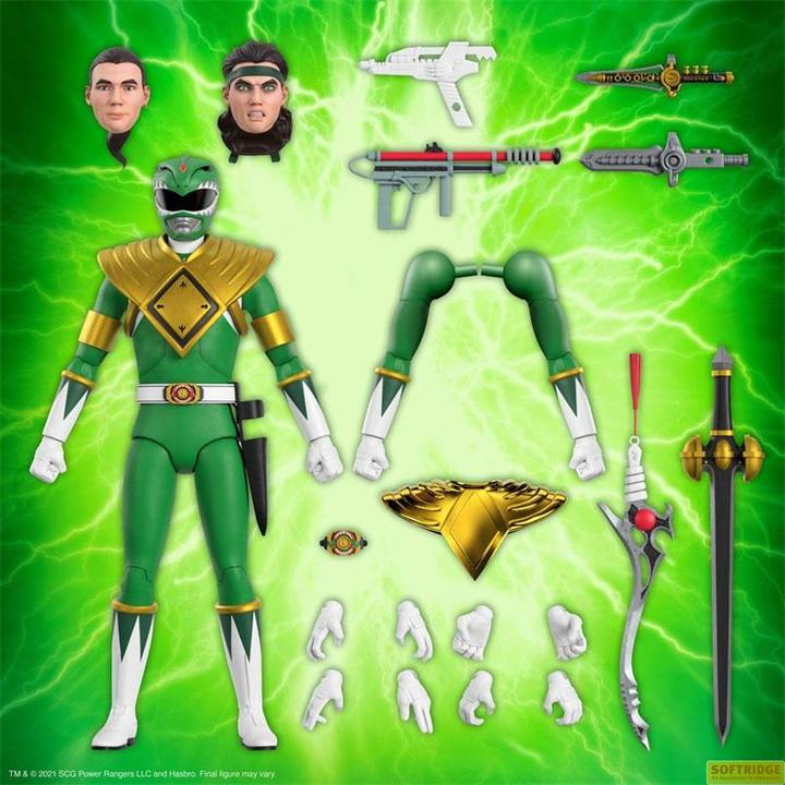 Produktbild Super7 Mighty Morphin Power Rangers figurine Ultimates Green Ranger 18 cm