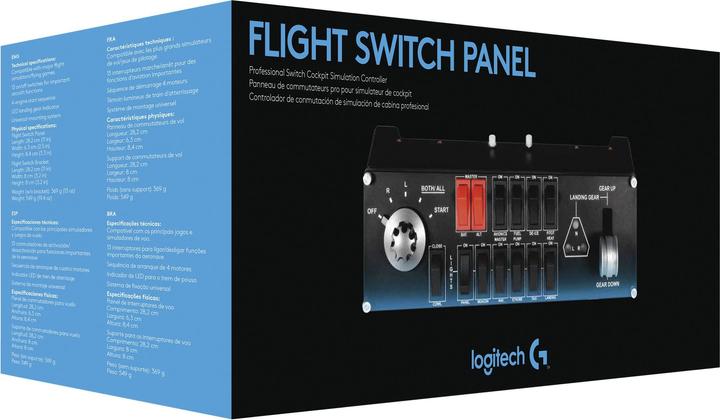 Actual product image Logitech G Saitek Pro Flight Switch Panel (PC)