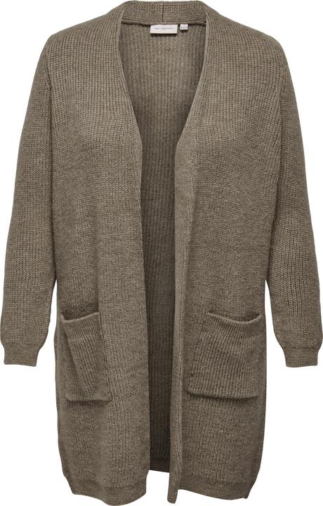 Only Curvy Langarm Strickjacke