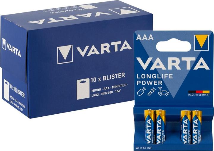 Immagine prodotto Varta potenza a lunga durata (4 pz., AAA, 1240 mAh)
