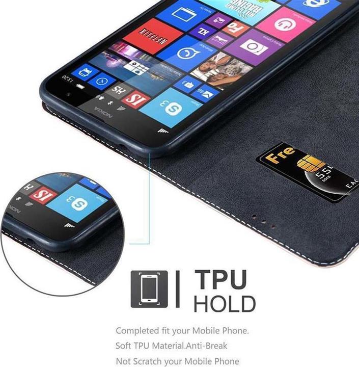 Productafbeelding Cadorabo Boek X Portemonnee Hoesje (Nokia Lumia 1320)