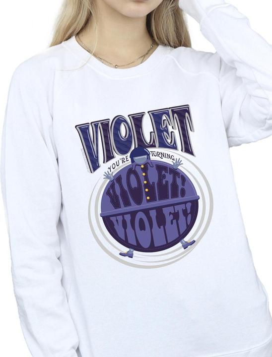 Produktbild Willy Wonka & the Chocolate Factory Violet Turning Violet Sweatshirt (XL)