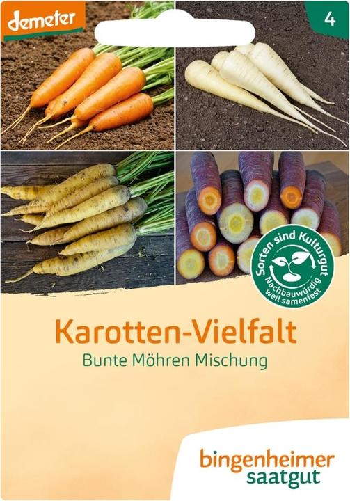 Bingenheimer Saatgut Möhren-Mischung Karotten-Vi (Graines de légumes)