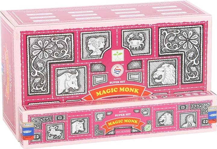 Immagine prodotto Nag Champa Magic Monk Super Hit Bastoncini d'Incenso Misura Confezione 12