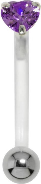 Immagine prodotto Bijouteria Piercing ventre (Zirconia, Bioplastica, Acciaio chirurgico 316L, Argento 925)