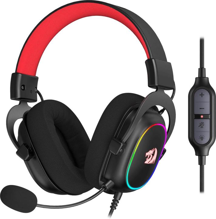Redragon Zeus X - H510 RGB Gaming Headset met verlichting - comfortable hoofdband - PS5 / PS4 / PS3 - Windows (Cable)