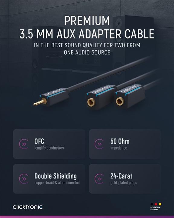 Actual product image clicktronic MP3 sound duo (0.00 m)