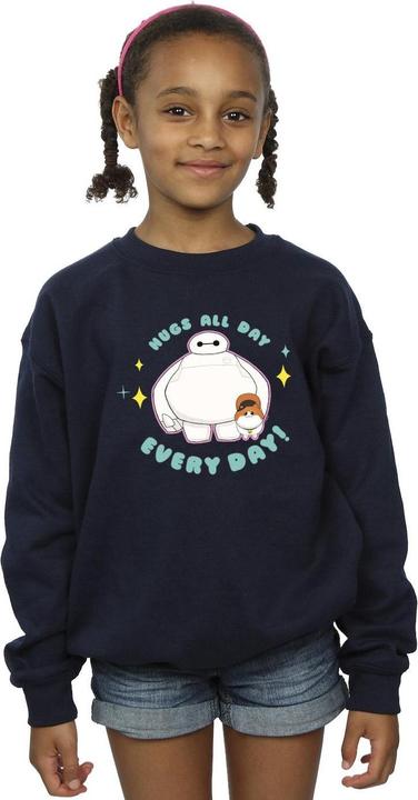 Image du produit Disney - Sweat BIG HERO BAYMAX HUGS EVERYDAY - Fille (140, 146)