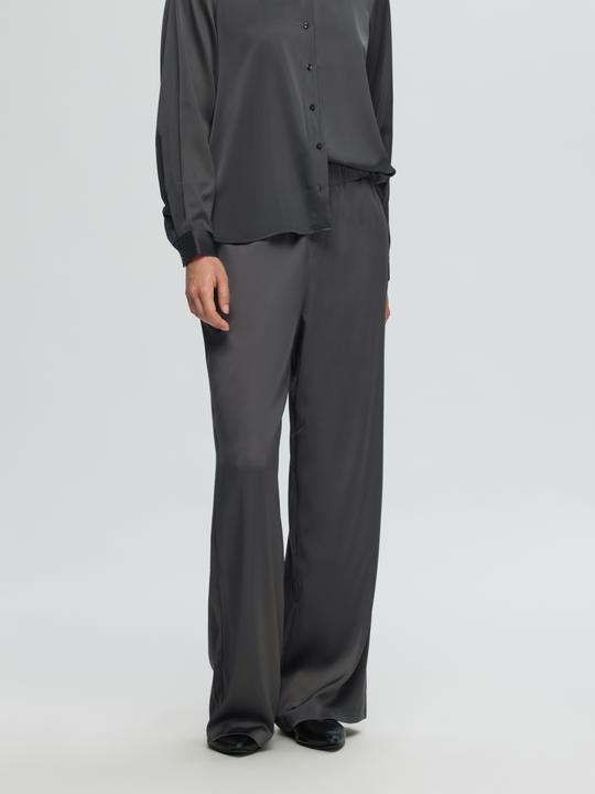 Actual product image Selected Femme Wide fit satin trousers (40)