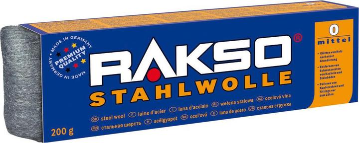 Produktbild Rakso Stahlwolle Nr. 4 à 200g (1 Stk.)