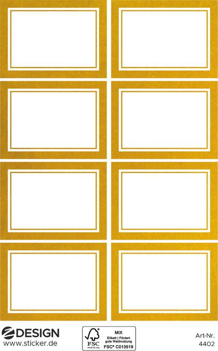 Actual product image Z-Design Stickers for labelling
