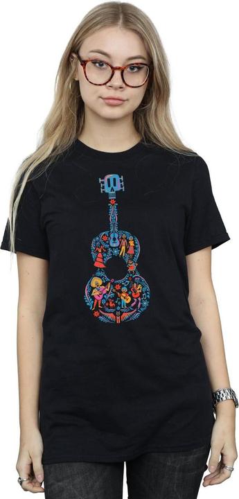 Immagine prodotto Disney Coco Guitar Pattern Maglietta Ampia Donna (L)