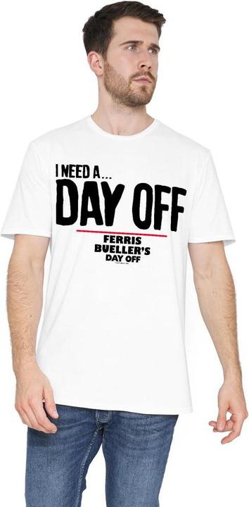 Actual product image Ferris Bueller´s Day Off Mens Ferris Bueller Needs A Day Off T-Shirt (M)