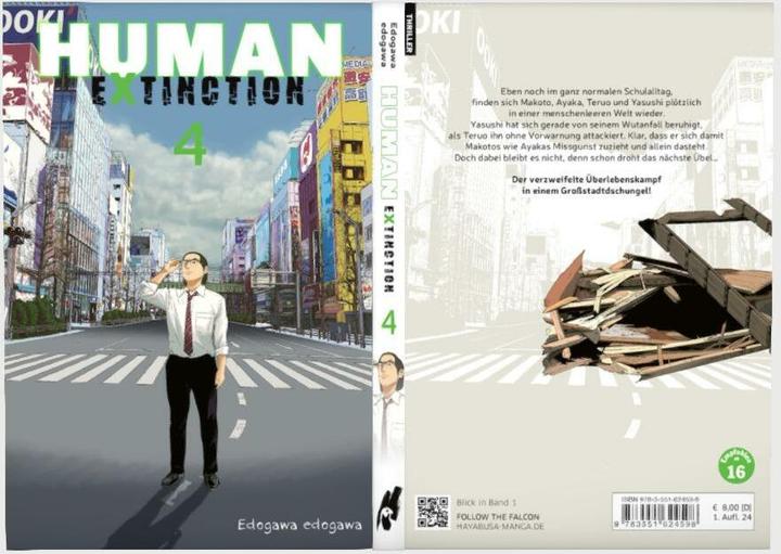 Actual product image Human Extinction 4 (German, Edogawa Edogawa, Jens Ossa, 2024)