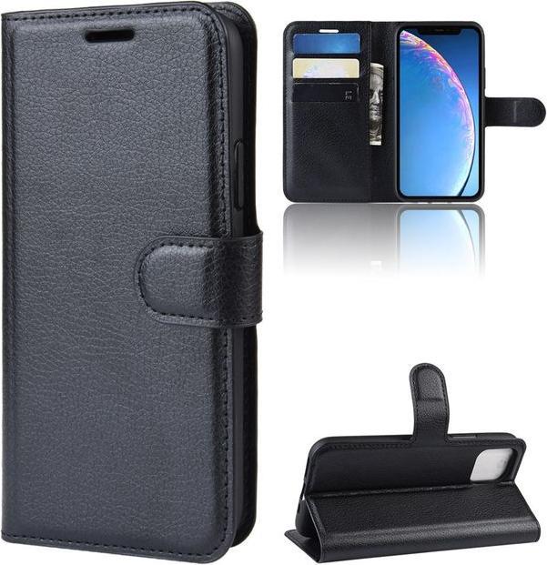 Actual product image MU Classic Litchi Leather Bookcover Series (Apple iPhone 11)