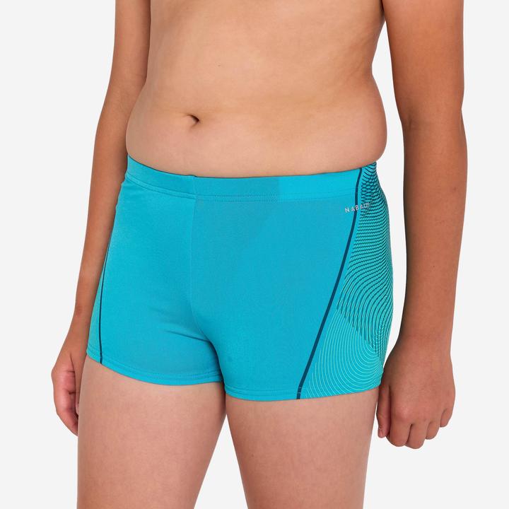 Produktbild Nabaiji Badehose Boxer Jungen - 500 Fitib Anoi türkis (14, 15, 16)