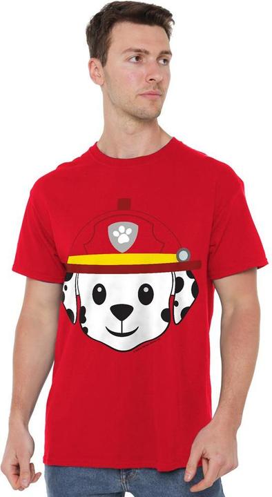 Actual product image Paw Patrol Mens Marshall Emoji T-Shirt (4XL)