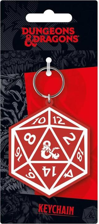 Produktbild Dungeons & Dragons Würfel PVC Schlüsselanhänger