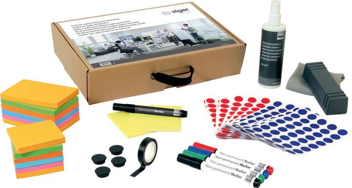 Produktbild Sigel Meet up-Bundle Whiteboards (90 x 180 cm)