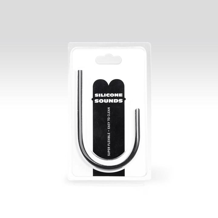 Actual product image All Black 6-8 mm Silicone Urethral Probe
