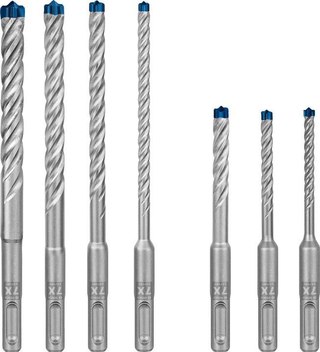 Produktbild Bosch Professional Zubehör Hammerbohrer-Satz mit SDS plus-7X Schaft - 7 Stk (5.0, 6.0, 8.0, 10.0, 12.0 mm)