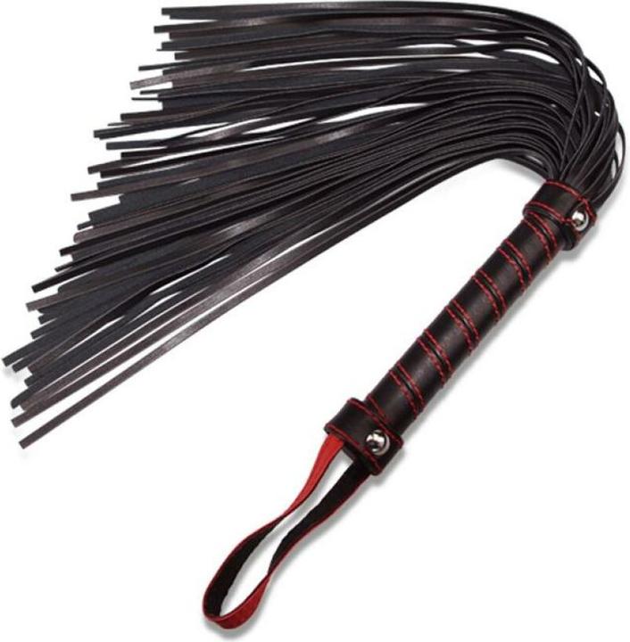 Actual product image Lovetoy Beginner Flogger Bondage Black