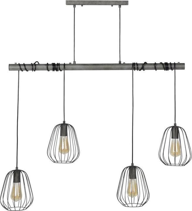 Produktbild famlights Madeleine aus Metall in Silber 4xE27 (E27)